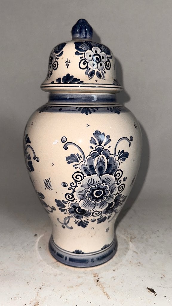 Pot met deksel Delft, Antiek en Kunst, Ophalen of Verzenden