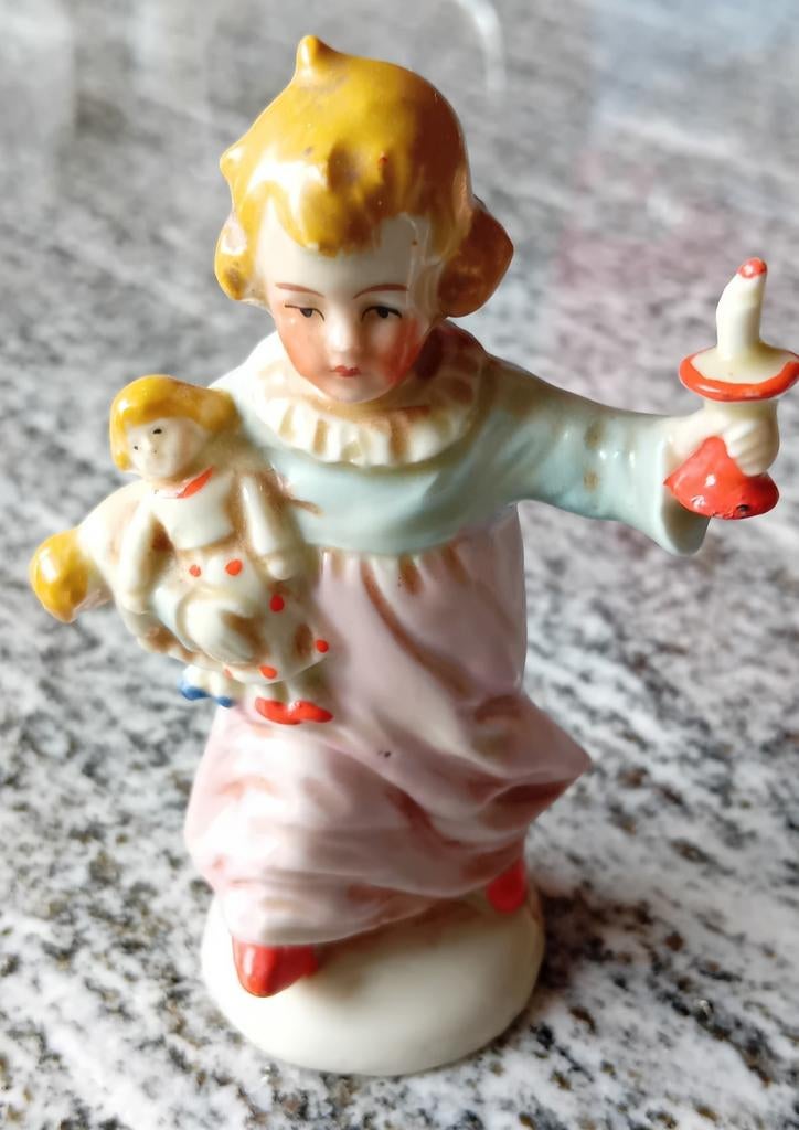 Antiek piano baby beeldje, Antiek en Kunst, Ophalen