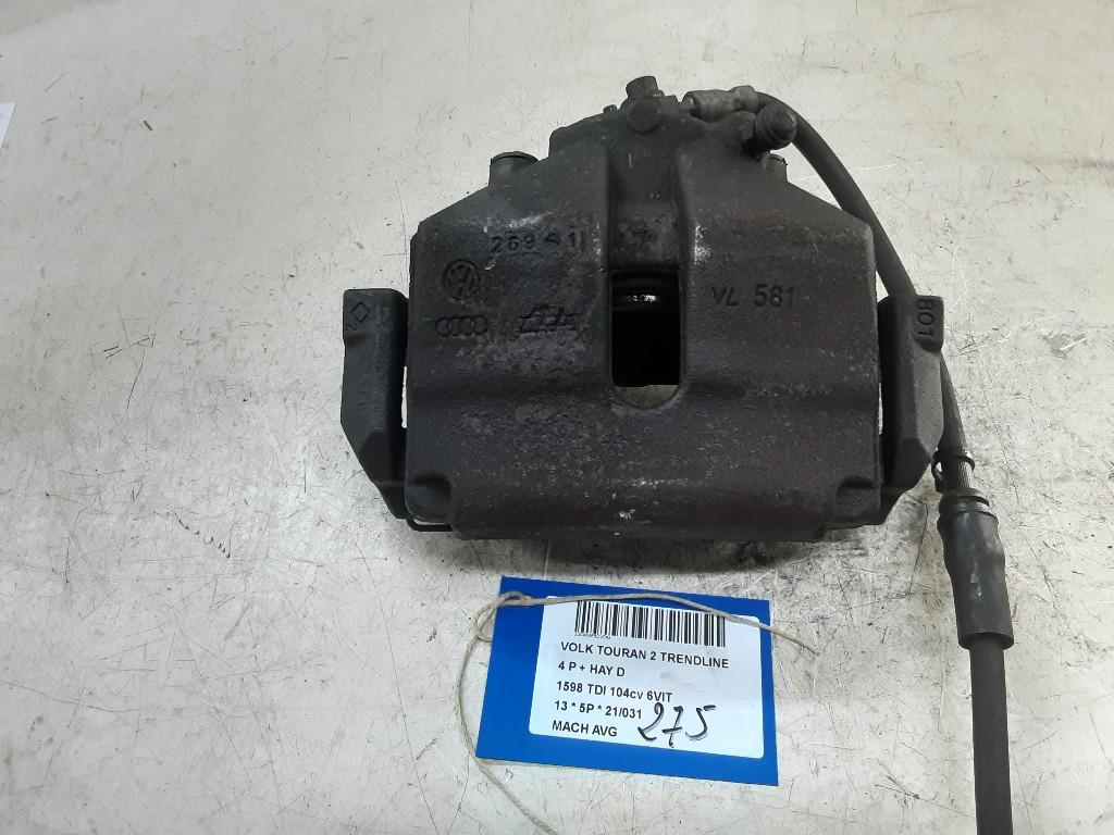 ETRIER DE FREIN AVANT GAUCHE Volkswagen Touran (1T1 / T2), Utilisé, Volkswagen