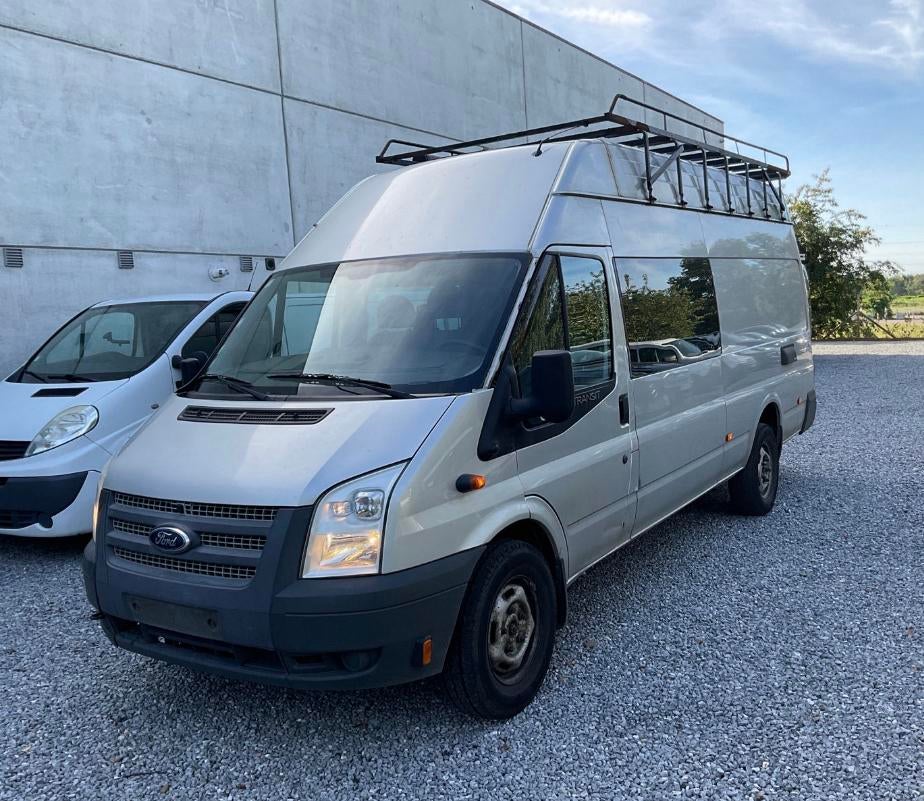 Ford transit 2.2d diesel 03/2015 Dubbel cabine Airco Navi, Auto's, Euro 5, Diesel, Particulier, Transit