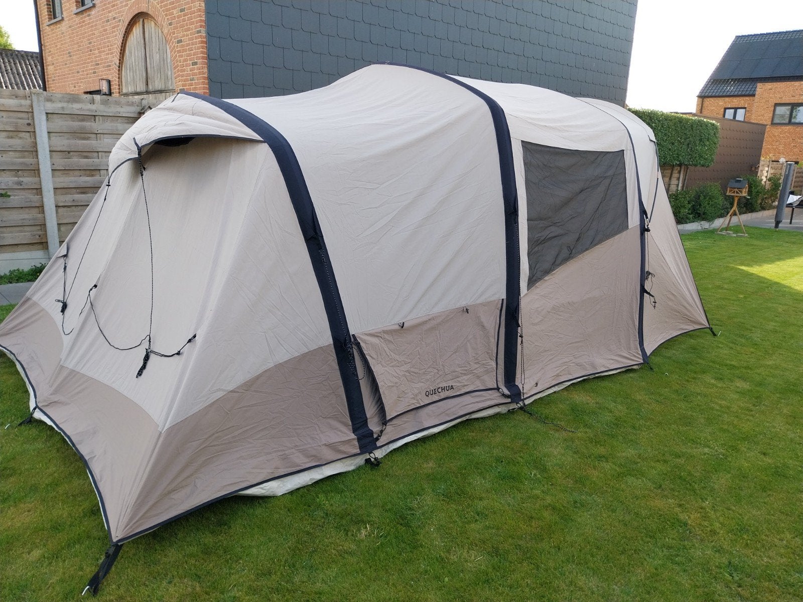 Opblaasbare Polykatoen kampeertent, Caravans en Kamperen, Ophalen
