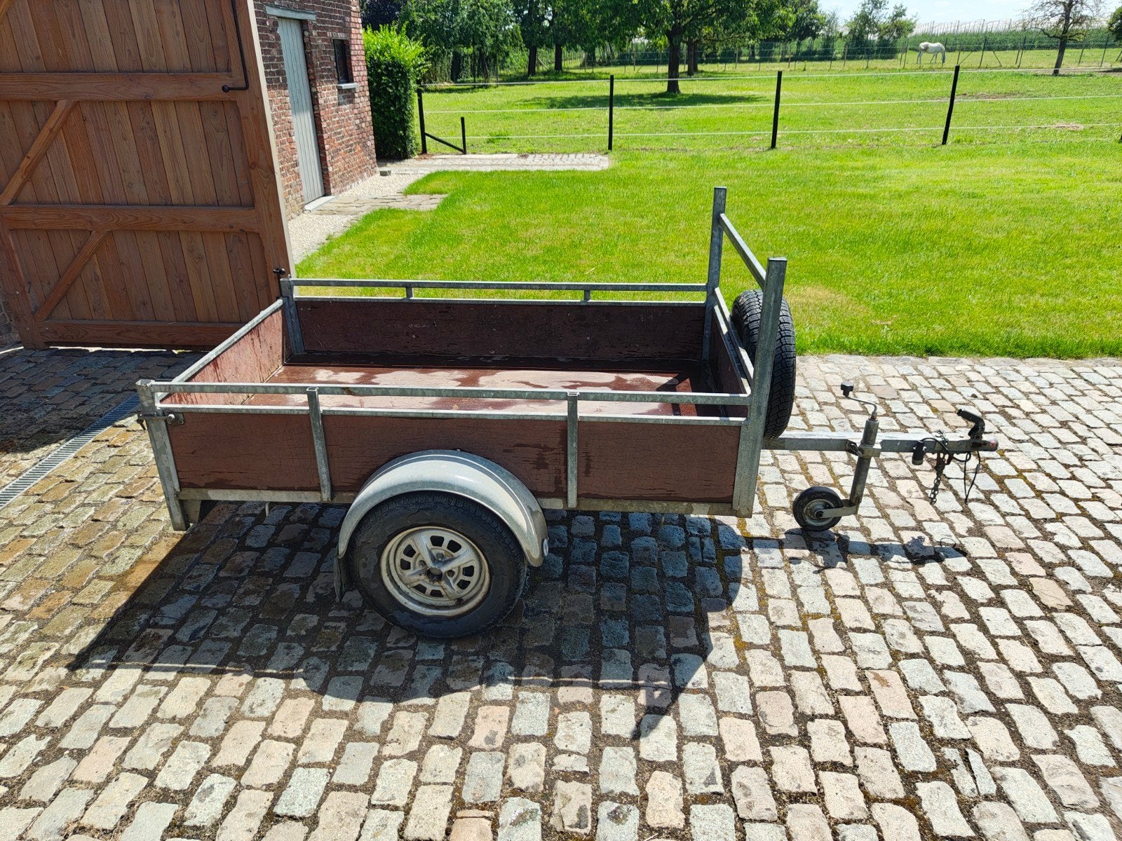 aanhangwagen 750kg aanhanger remork, Auto diversen, Aanhangers en Bagagewagens, Ophalen