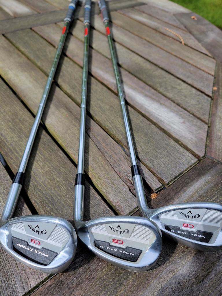 Callaway CB Mack Daddy Wedges: 60, 56, 52, Sport en Fitness, Golf, Ophalen, Gebruikt, Set, Callaway