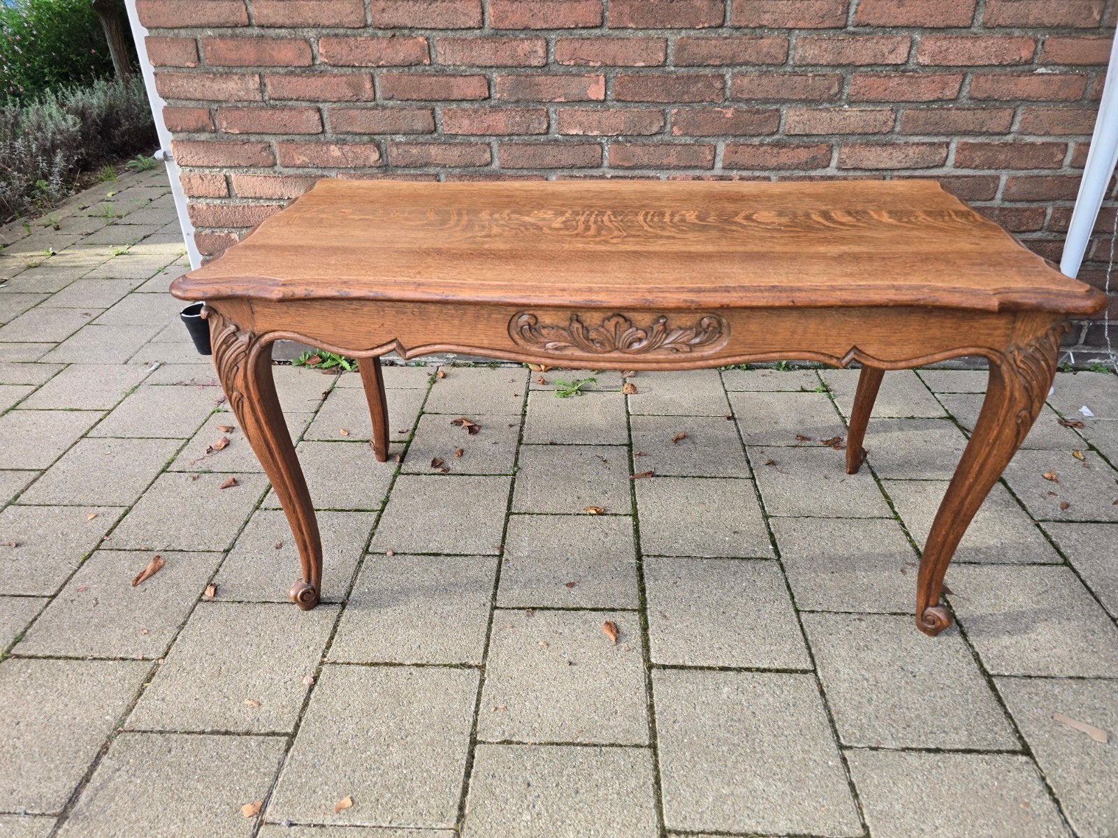 tafeltje, Gebruikt, 75 cm of meer, Rechthoekig, Hout