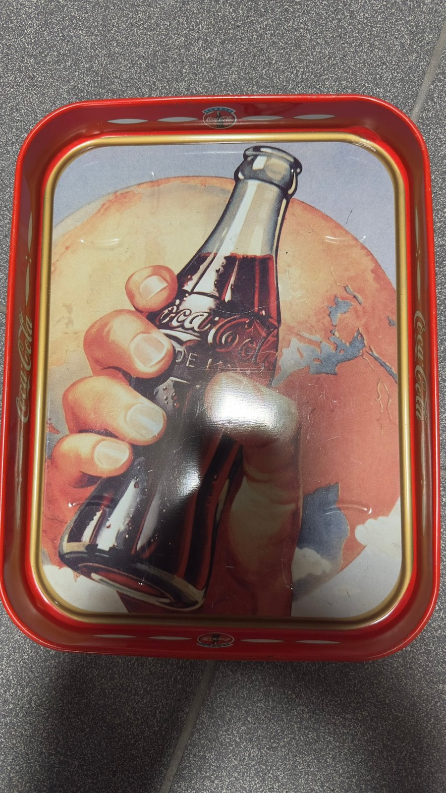 Coca cola dienblad, Collections, Collections Autre, Enlèvement, Comme neuf