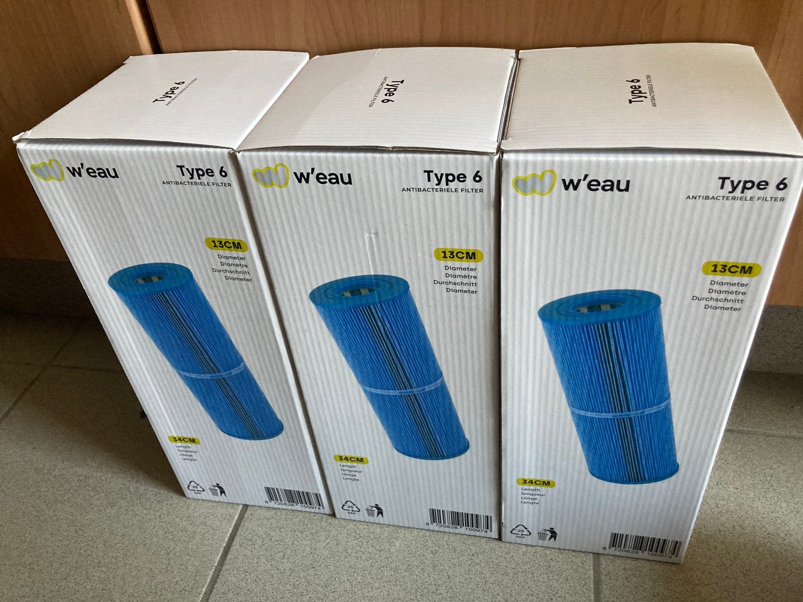 Zwembadfilter type 6 antibacteriale filter, Ophalen, Zo goed als nieuw, Filter