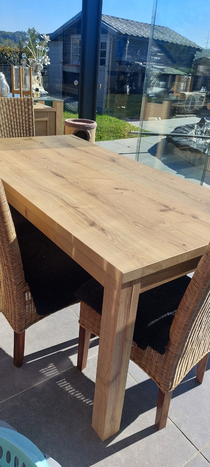 salle a manger, Tuin en Terras, Ophalen, Gebruikt, Rechthoekig, Hout