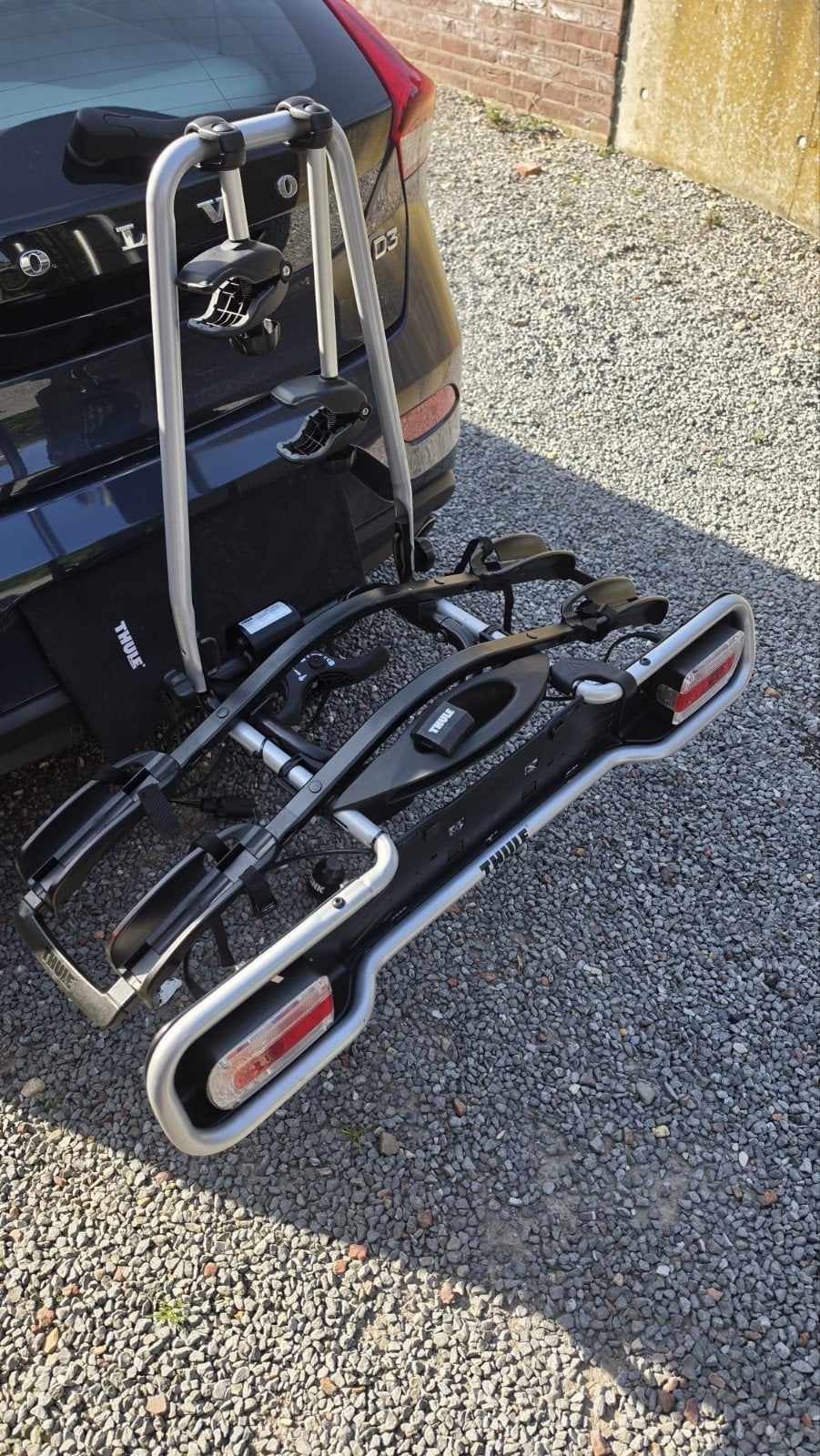 Fietsdrager Thule, Ophalen