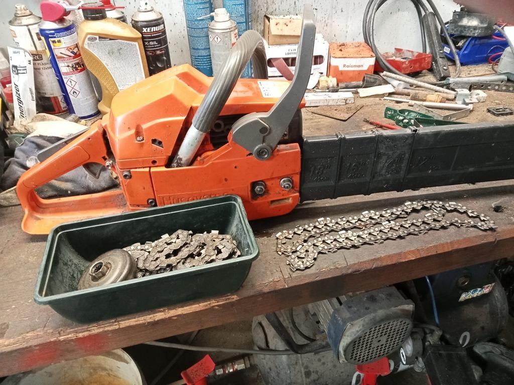 Husqvarna kettingzaag 55, Tuin en Terras, Heggenscharen, Ophalen of Verzenden