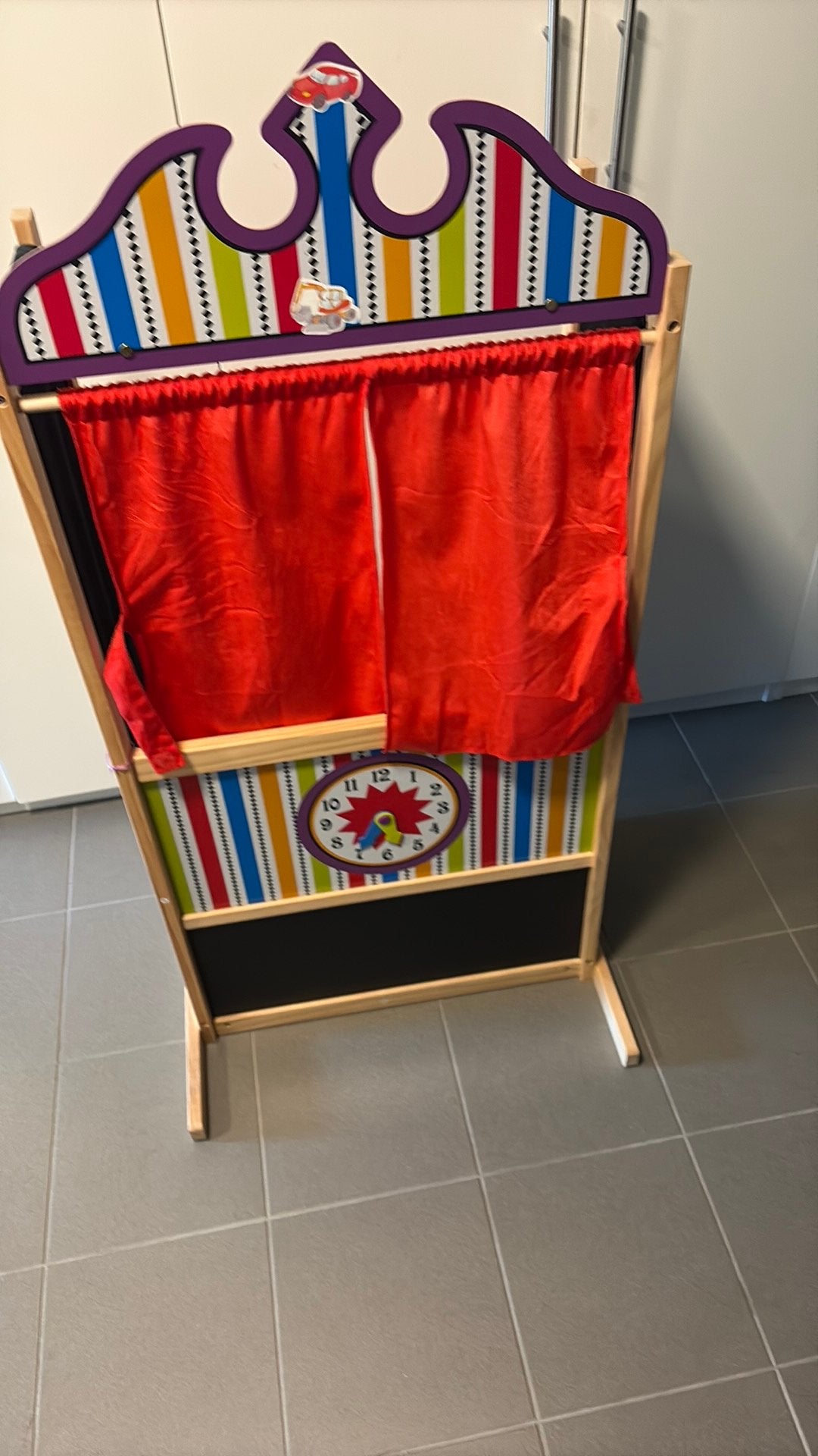 Poppenkast, Ophalen, Gebruikt