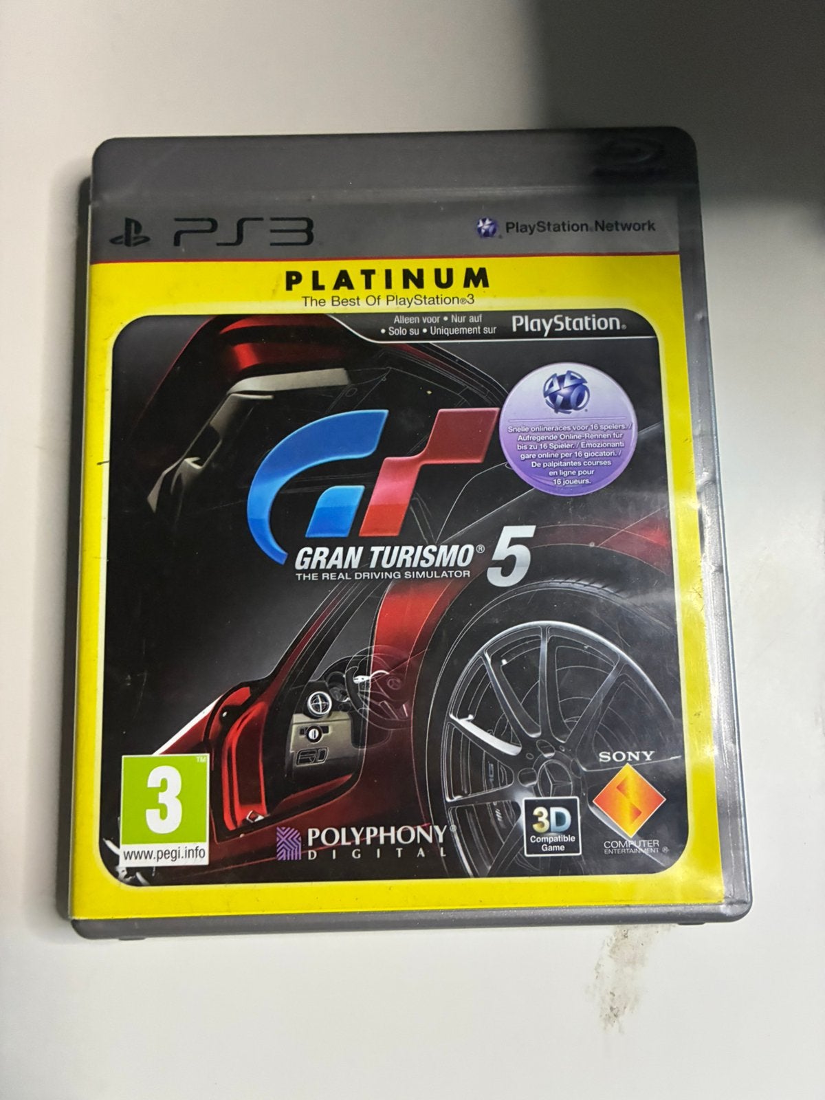 Gran Turismo 5 Platinum PS3 - The Real Driving Simulator, Games en Spelcomputers, Ophalen of Verzenden, Zo goed als nieuw, Vanaf 3 jaar