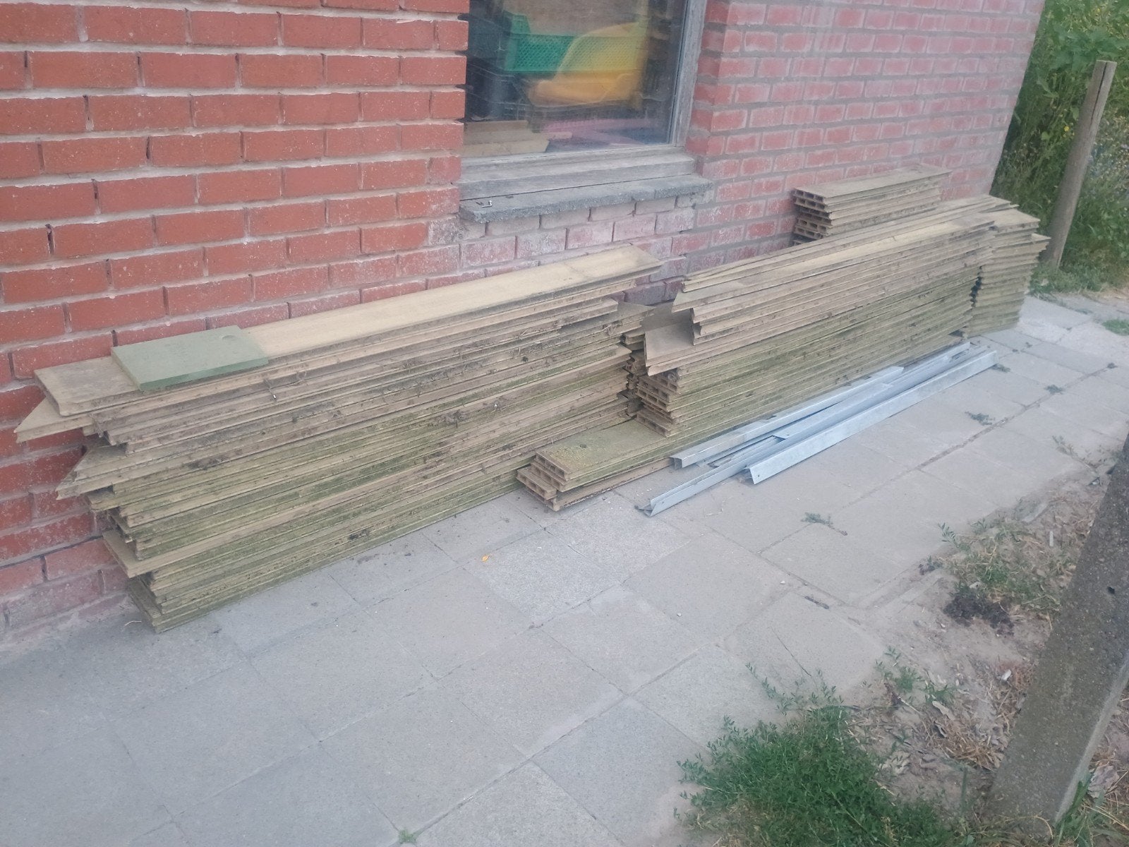 Terrasplanken composiet, Tuin en Terras, Palen, Balken en Planken, Ophalen