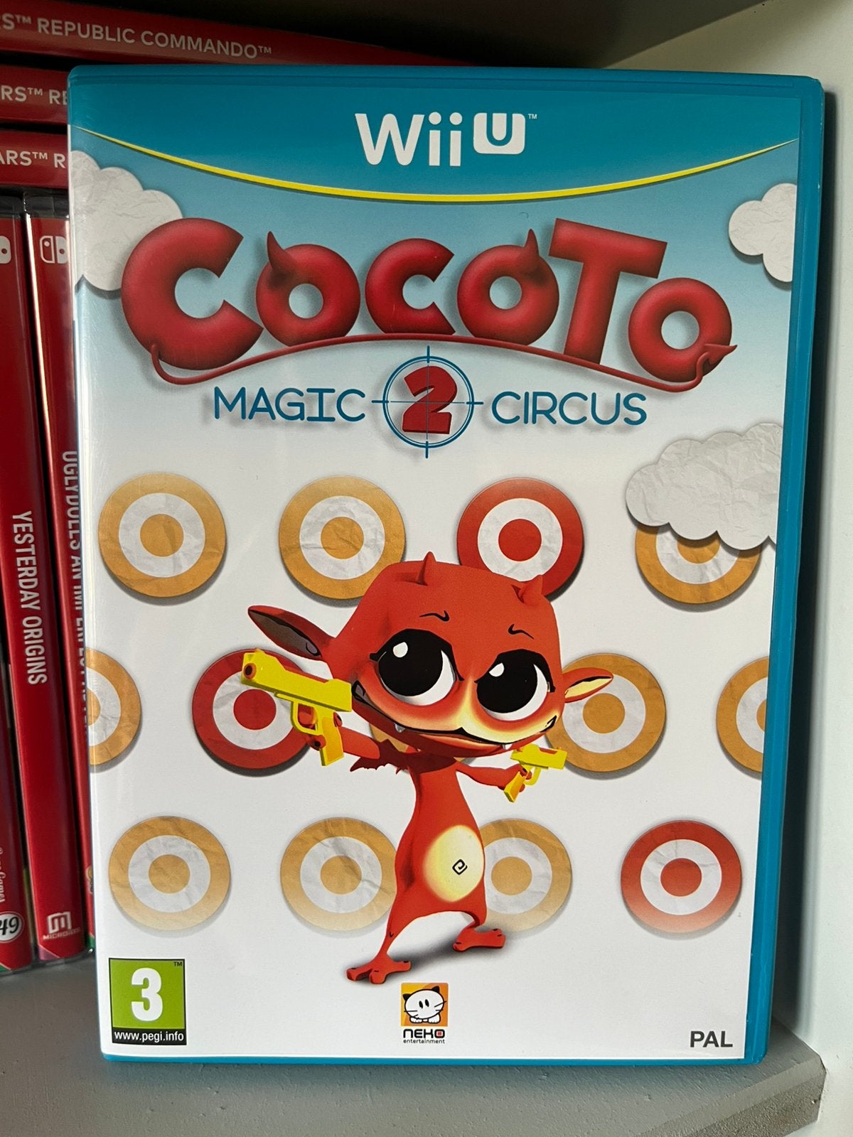 Cocoto Magic Circus 2 (Wii U), Games en Spelcomputers, Games | Nintendo Wii U, Zo goed als nieuw, Shooter, Ophalen of Verzenden