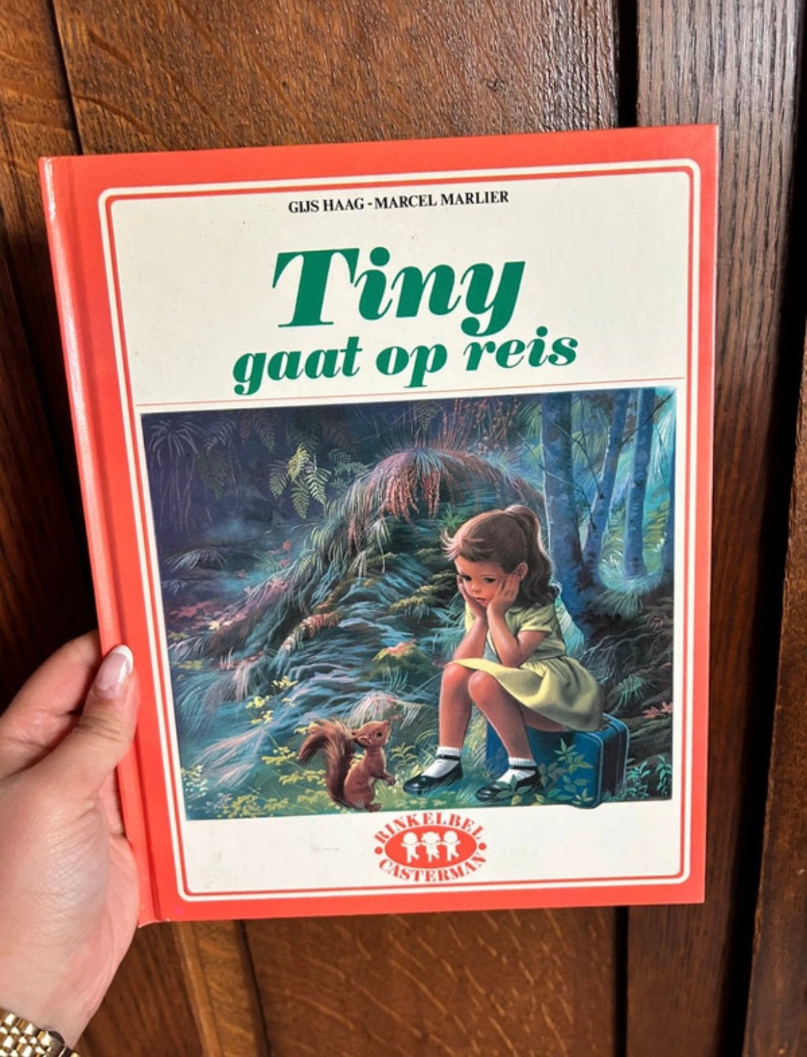 Vintage Tiny boek – Tiny gaat op reis – Casterman, Boeken, Ophalen of Verzenden, Zo goed als nieuw