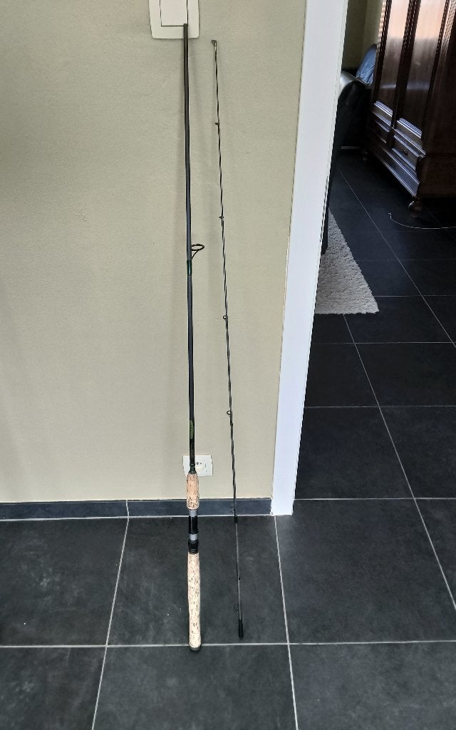 St Croix wild river 68 cm medium fast.80€, Enlèvement, Utilisé, Canne à lancer