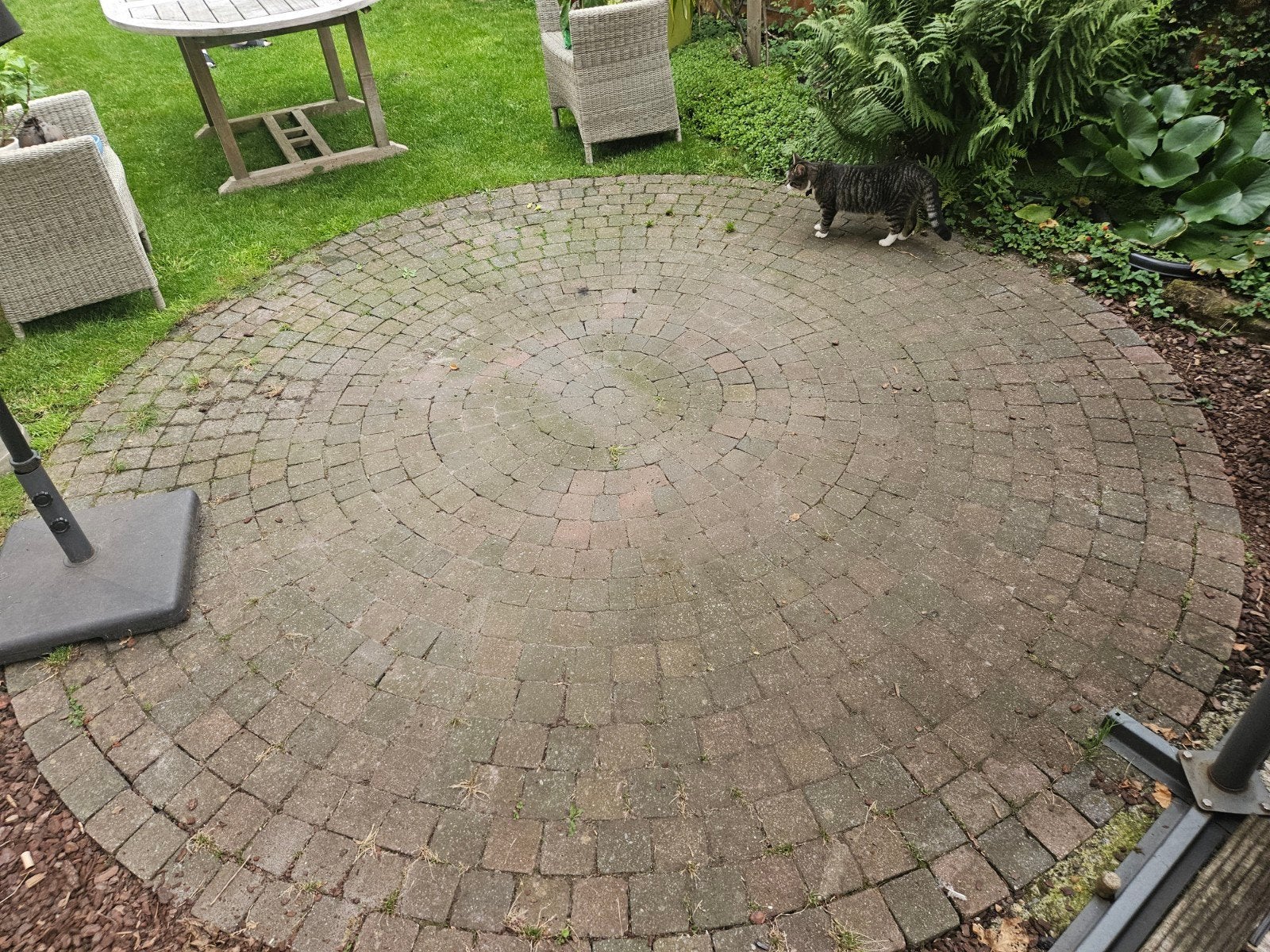 Terras-cirkel, Tuin en Terras, Ophalen, Gebruikt, Beton, Overige typen