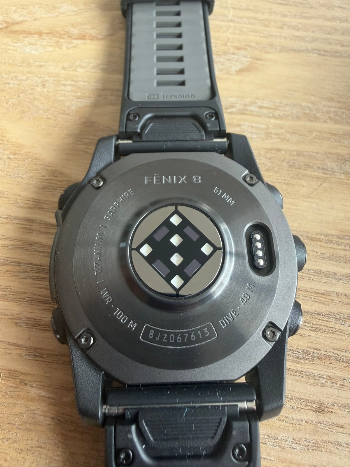 Garmin fenix 8 51mm, Handtassen en Accessoires, Ophalen of Verzenden, Zo goed als nieuw