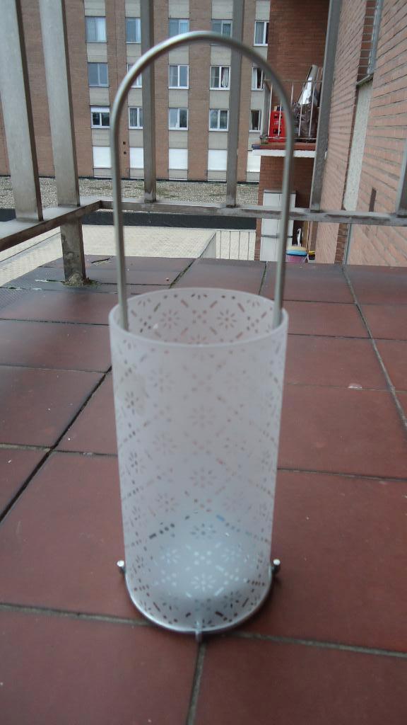 Windlicht / kaarshouder, Ophalen of Verzenden, Zo goed als nieuw, Kandelaar