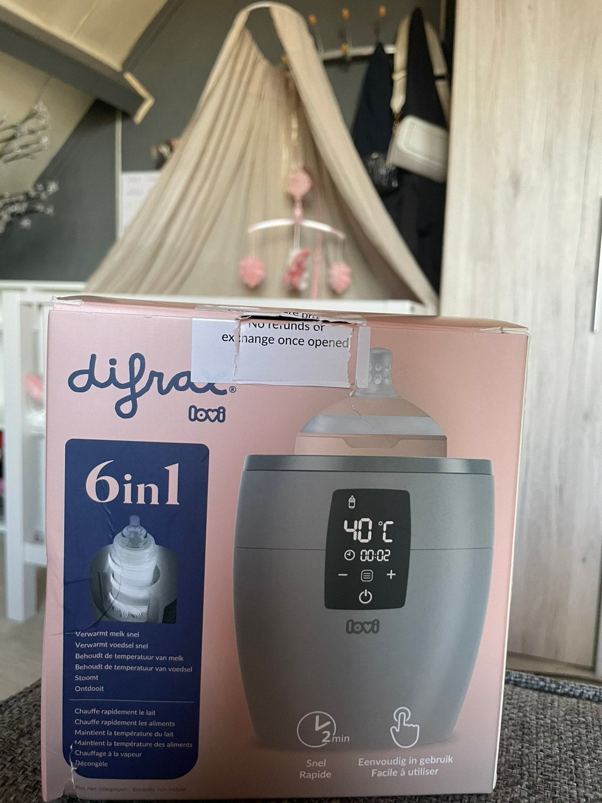 Nieuw flessenwarmer, Electroménager, Cuiseurs à riz, Enlèvement ou Envoi, Comme neuf