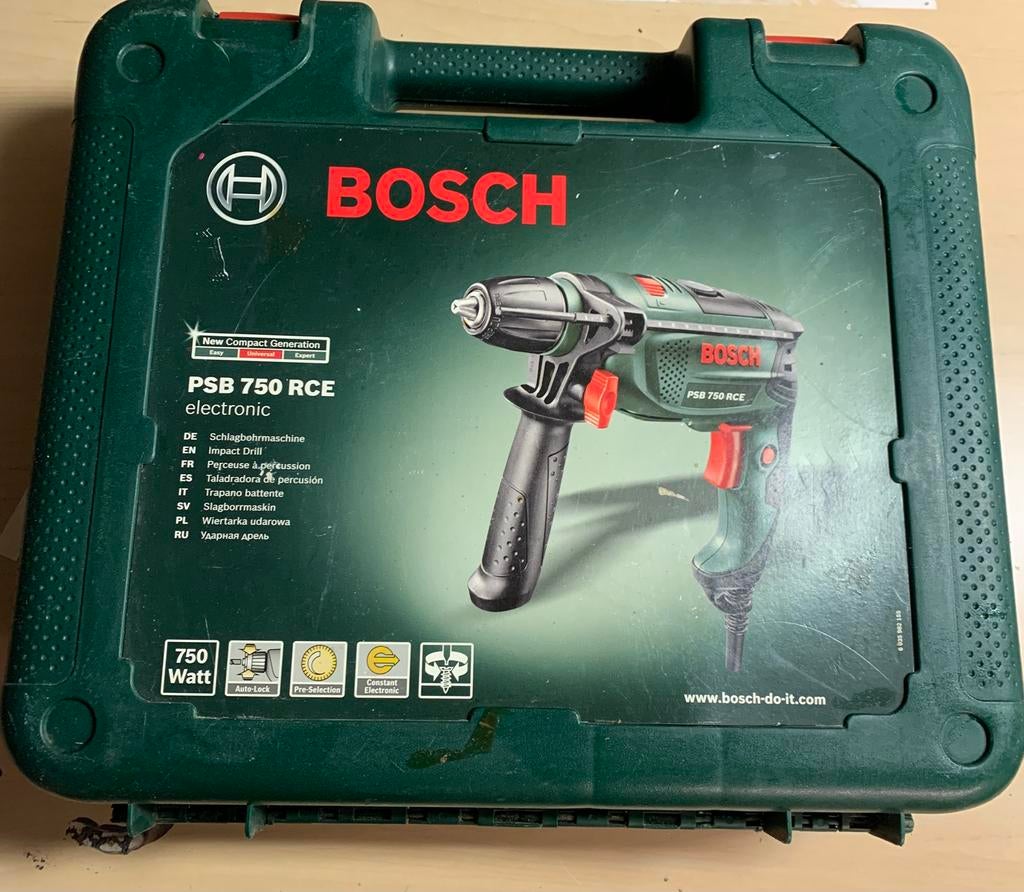 Bosh boormachine, Doe-het-zelf en Bouw, Ophalen, Gebruikt, Boormachine