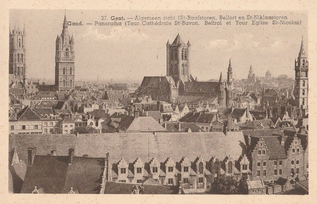 Gent, Ophalen of Verzenden, 1920 tot 1940, Ongelopen, Oost-Vlaanderen