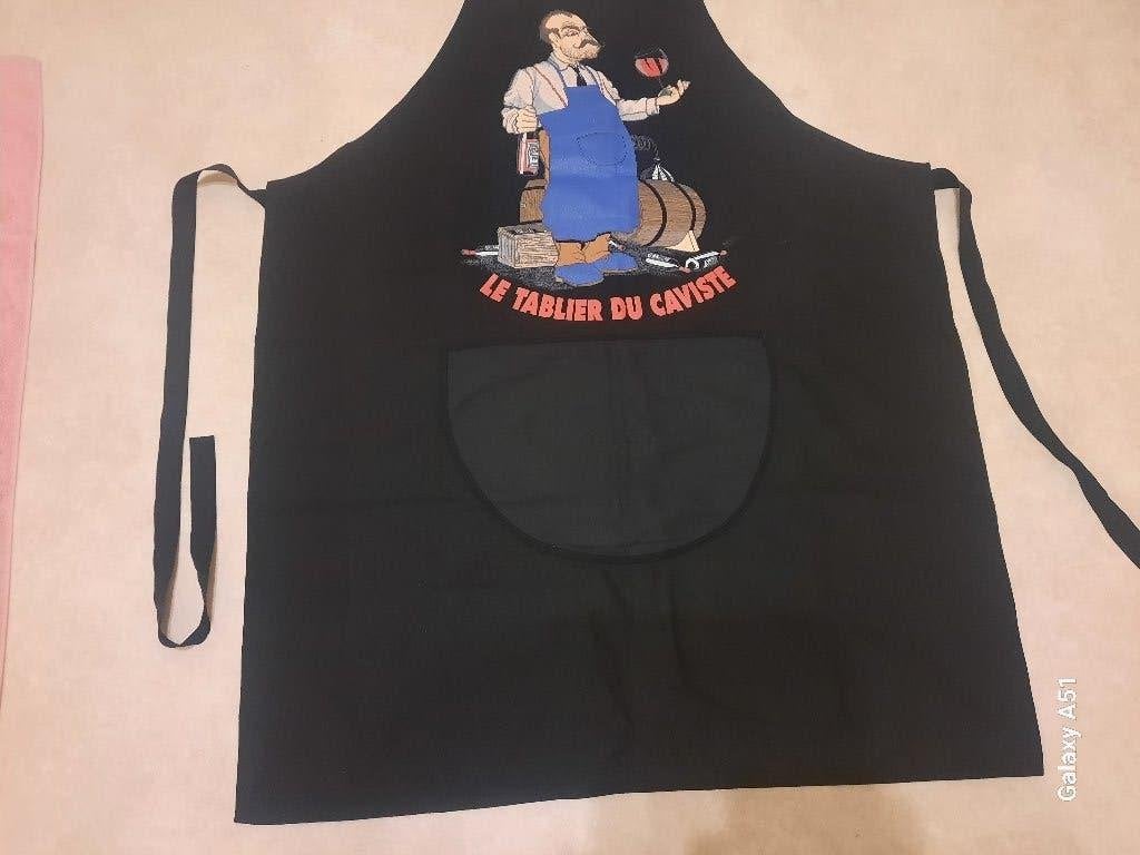 mooie grote nieuwe heren schort, Huis en Inrichting, Keuken | Textiel, Ophalen of Verzenden, Nieuw, Katoen, Schort