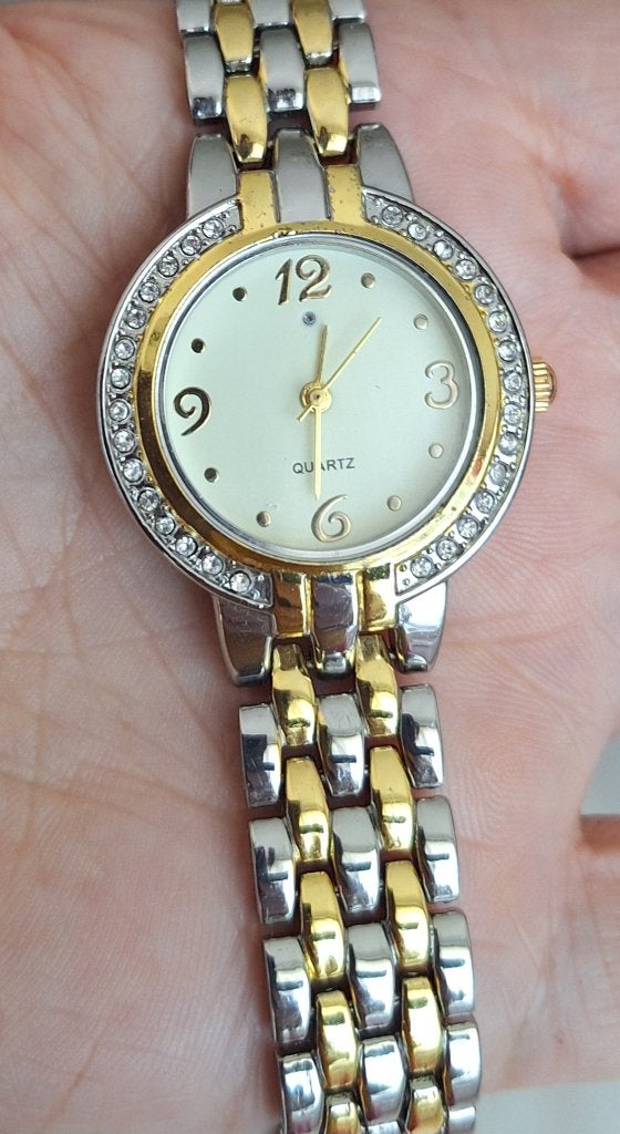 Vintage dames horloge Eternal love in ideale  staat , zgan, Verzenden, Zo goed als nieuw, Polshorloge