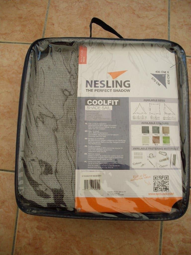 nesling schaduwdoek grijs, Tuin en Terras, Ophalen, Nieuw