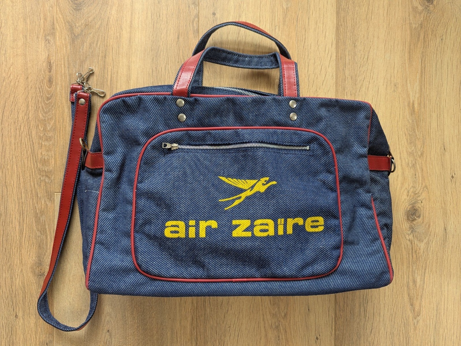 rare sac Air Zaïre Vintage années 80 - Aviation, Ophalen of Verzenden, Gebruikt