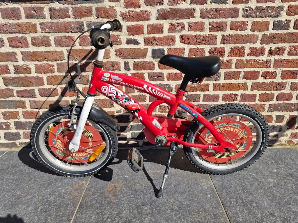 Kinderfiets Cars, Ophalen