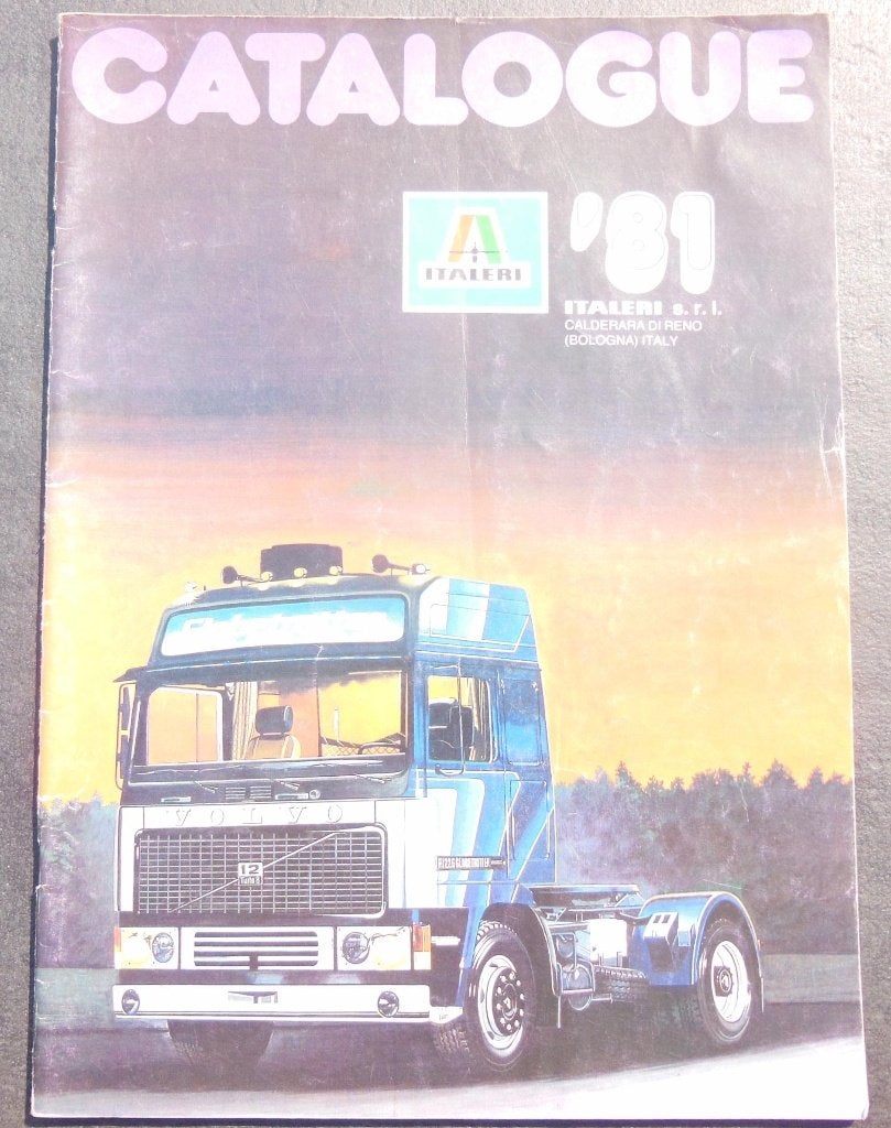 Catalogue des maquettes Italeri 1981 complet, Hobby & Loisirs créatifs, Envoi, Utilisé, 1:32 à 1:50