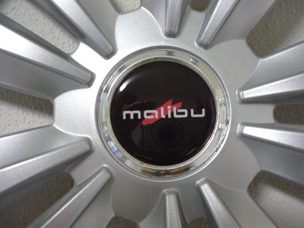 Malibu 3D doming naafstickers caravan camper, Epoxy, Verzenden, Nieuw, Overige typen
