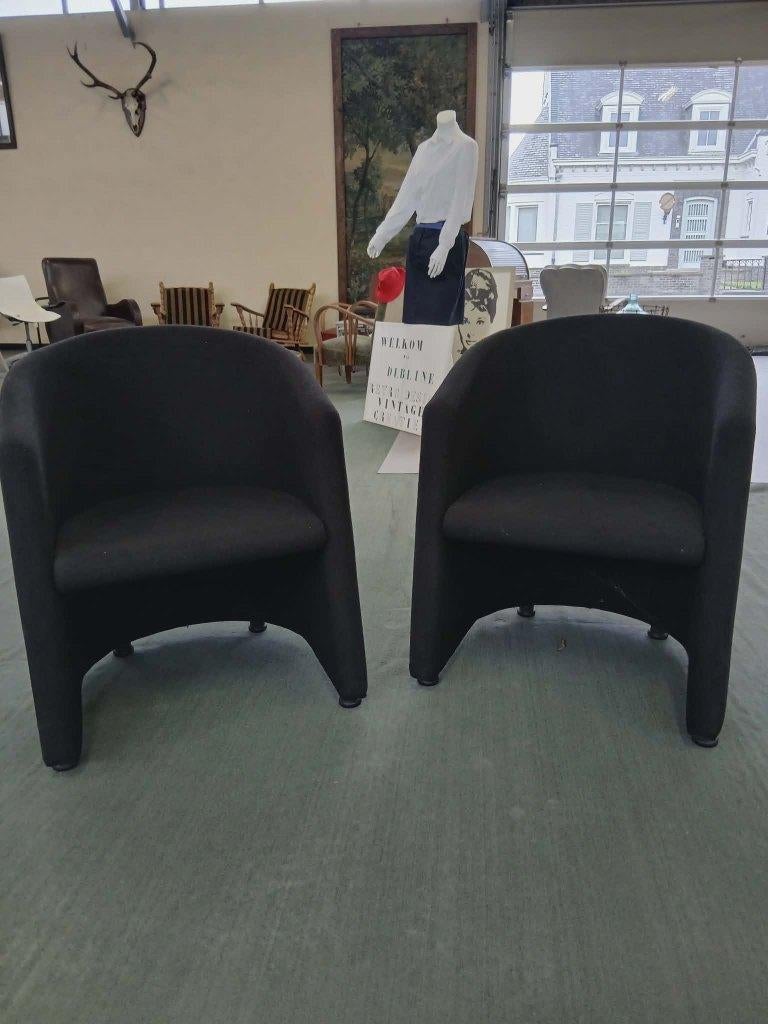 2 kuipzetels, Huis en Inrichting, Fauteuils, Ophalen, Stof