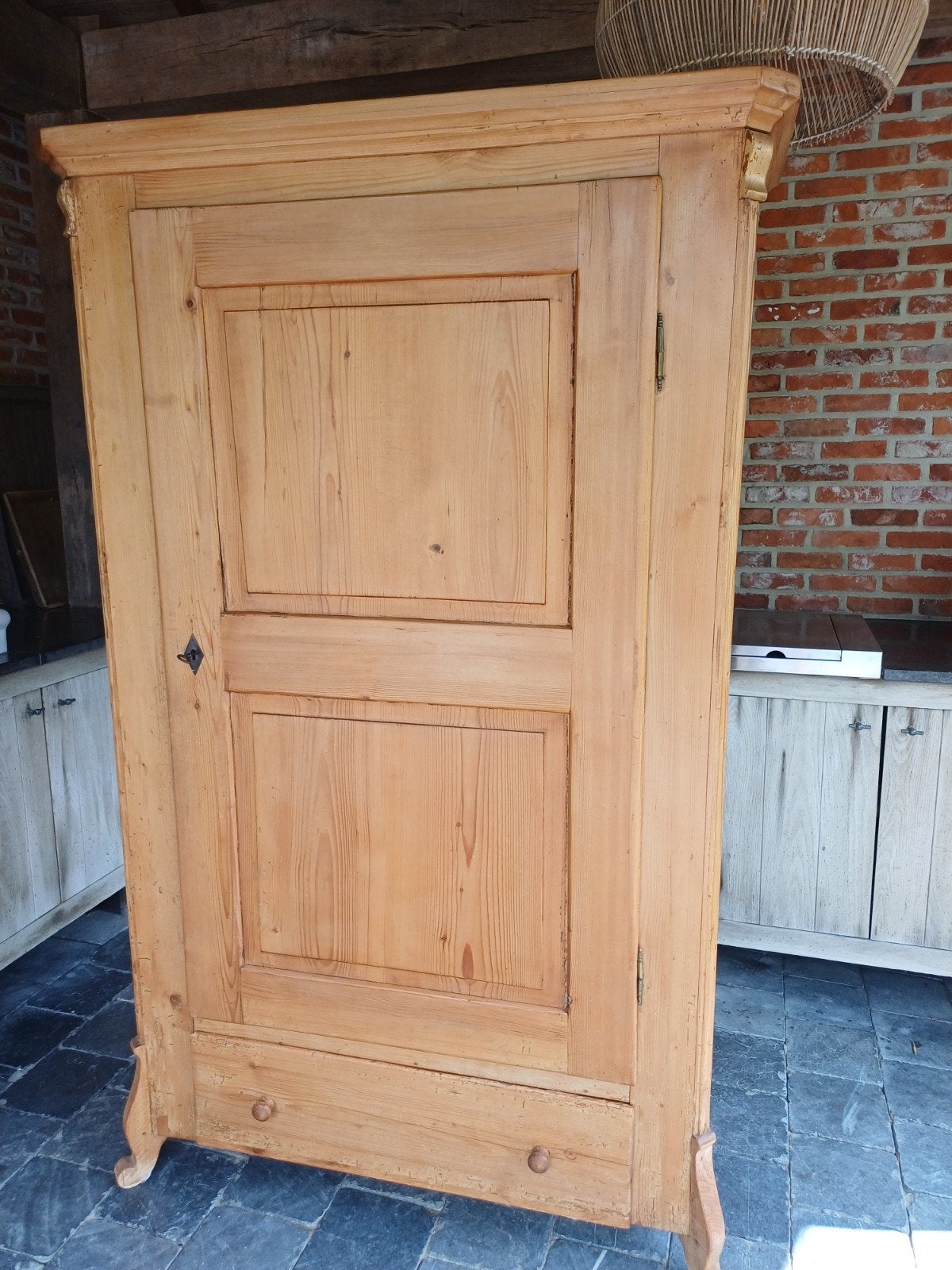 oude grenen kast, Huis en Inrichting, Ophalen
