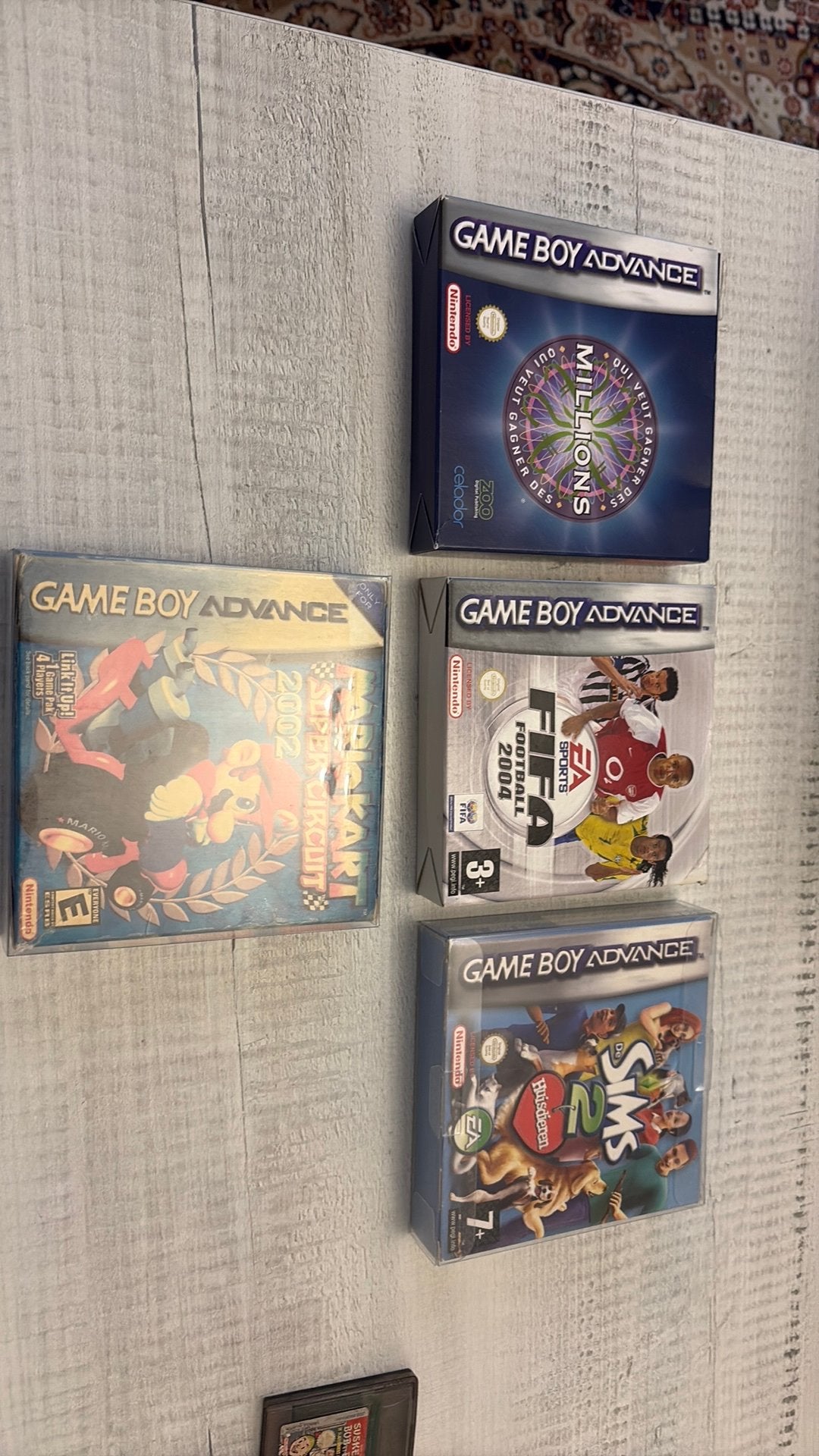 4 Jeux Gameboy Advance complète, 2 boîtes de jeux gboy color, Enlèvement ou Envoi, Utilisé