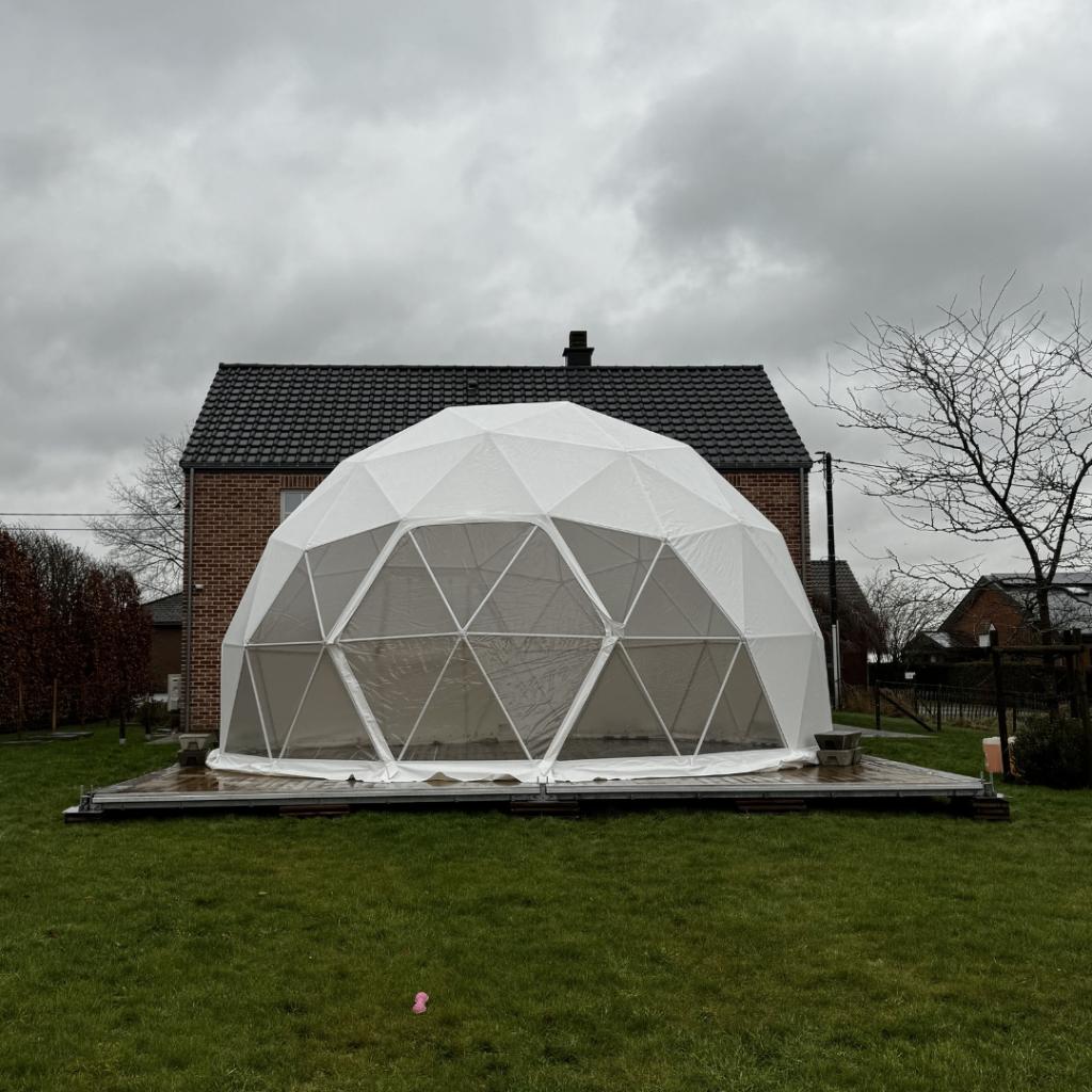 𝗗𝗼̂𝗺𝗲 𝗴𝗲́𝗼𝗱𝗲́𝘀𝗶𝗾𝘂𝗲 𝟳𝗺, Jardin & Terrasse, Tonnelles, Enlèvement, 6 mètres ou plus, 2 mètres ou plus, Autres types