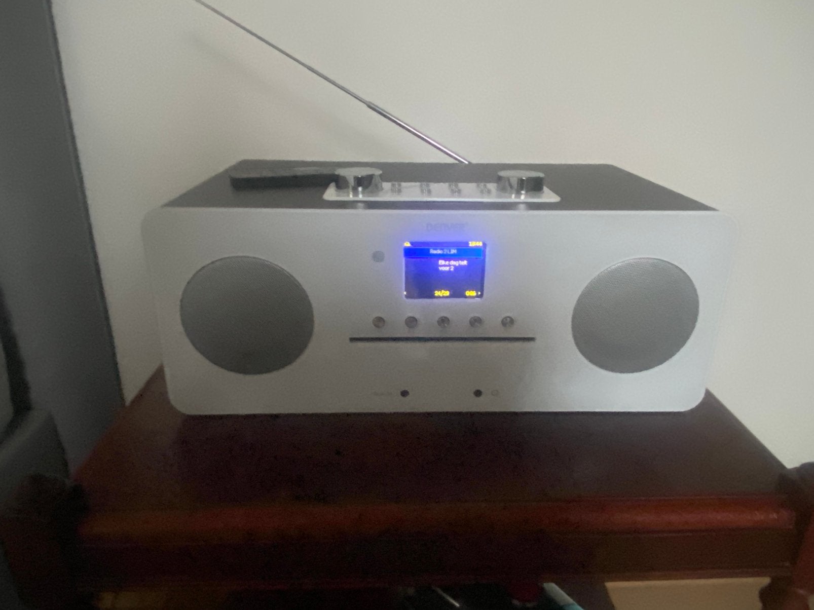 Denver radio/cd speler met afstandsbediening, Audio, Tv en Foto, Ophalen of Verzenden, Zo goed als nieuw, Radio, Met cd-speler