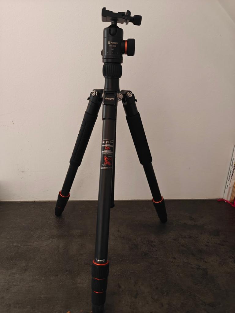 Fotopro carbon statief, Ophalen