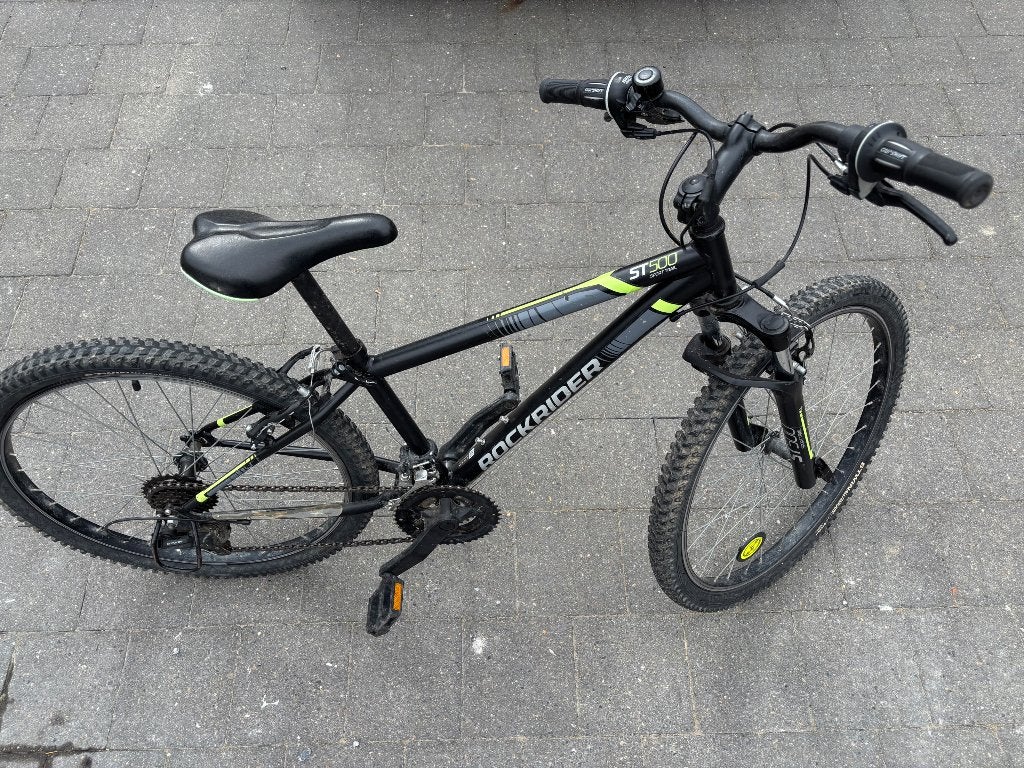 Kinderfiets mountainbike 6-9 jaar, Ophalen, Velgrem, Rockrider (Decathlon), 16 tot 20 inch