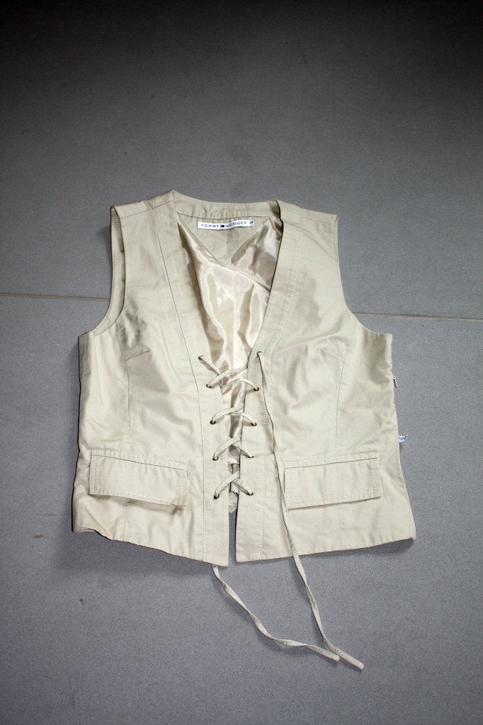 Beige gilet  – Tommy Hilfiger – maat 38, Maat 38/40 (M), Tommy hilfiger, Beige, Ophalen of Verzenden