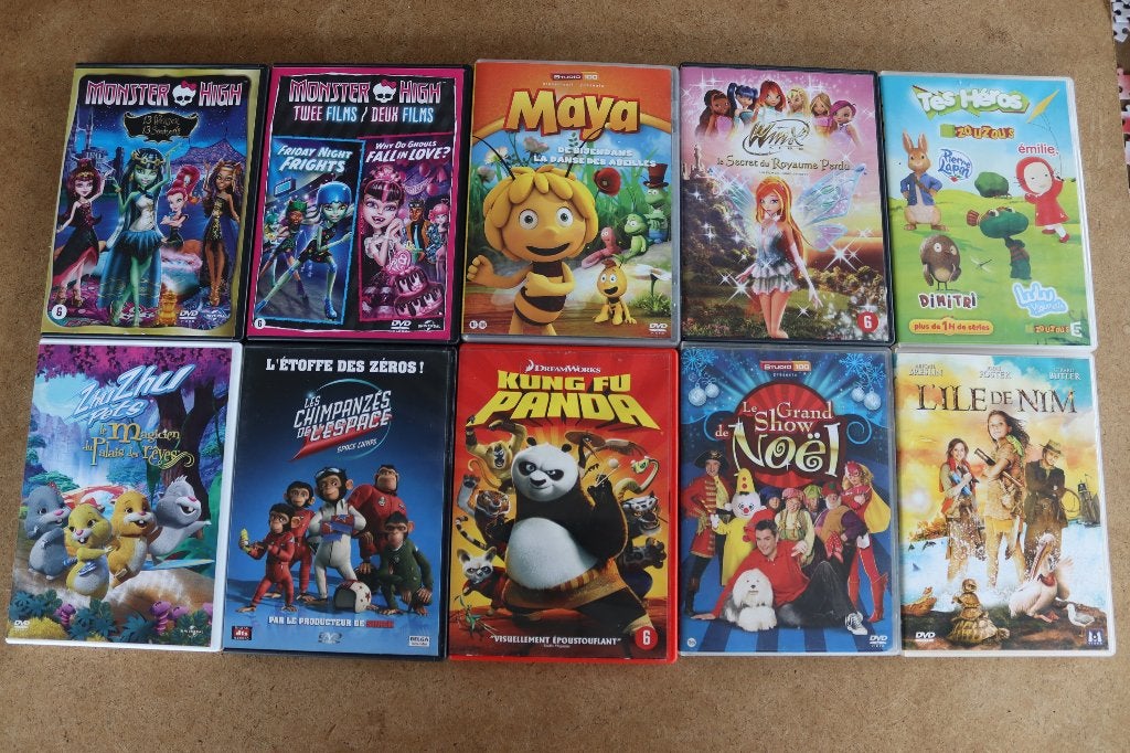 DVD - Lot de 10 dvd pour enfants, Enlèvement, Noël