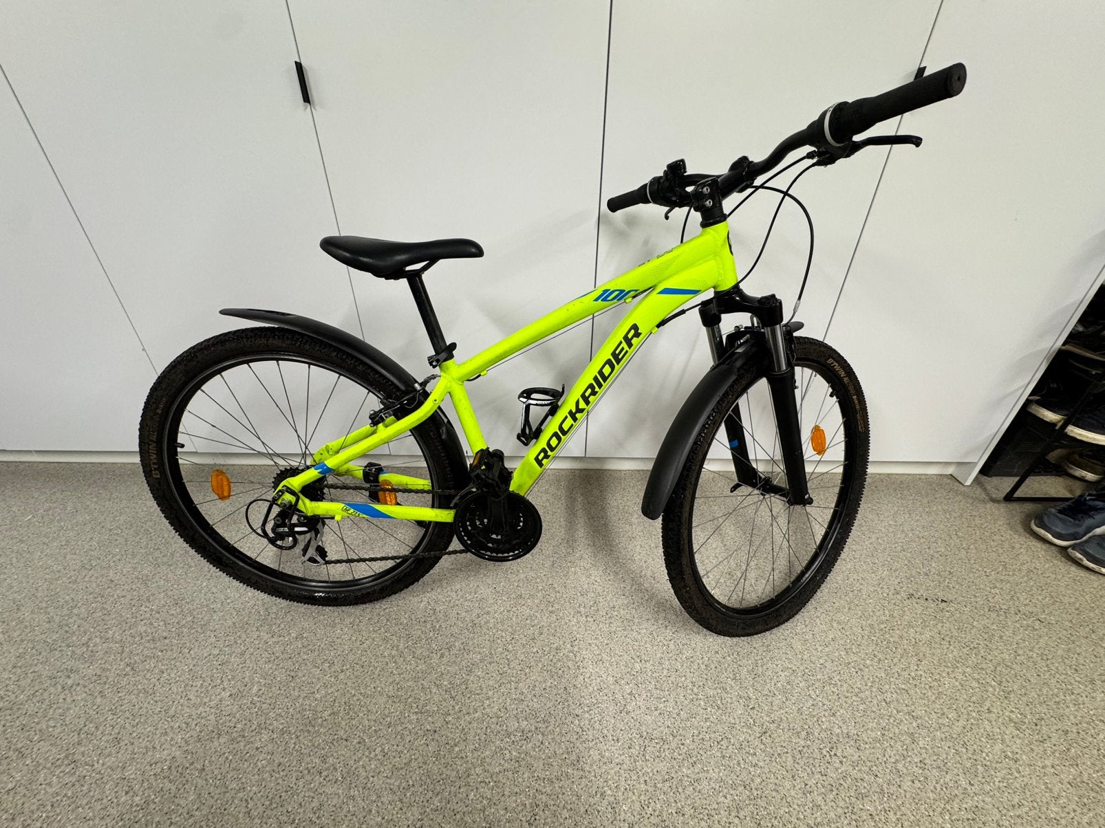 Mountainbike Rockrider ST 100 – 27,5 inch – 21 versnellingen, Fietsen en Brommers, Ophalen, 24 inch of meer, Gebruikt, V-brakes