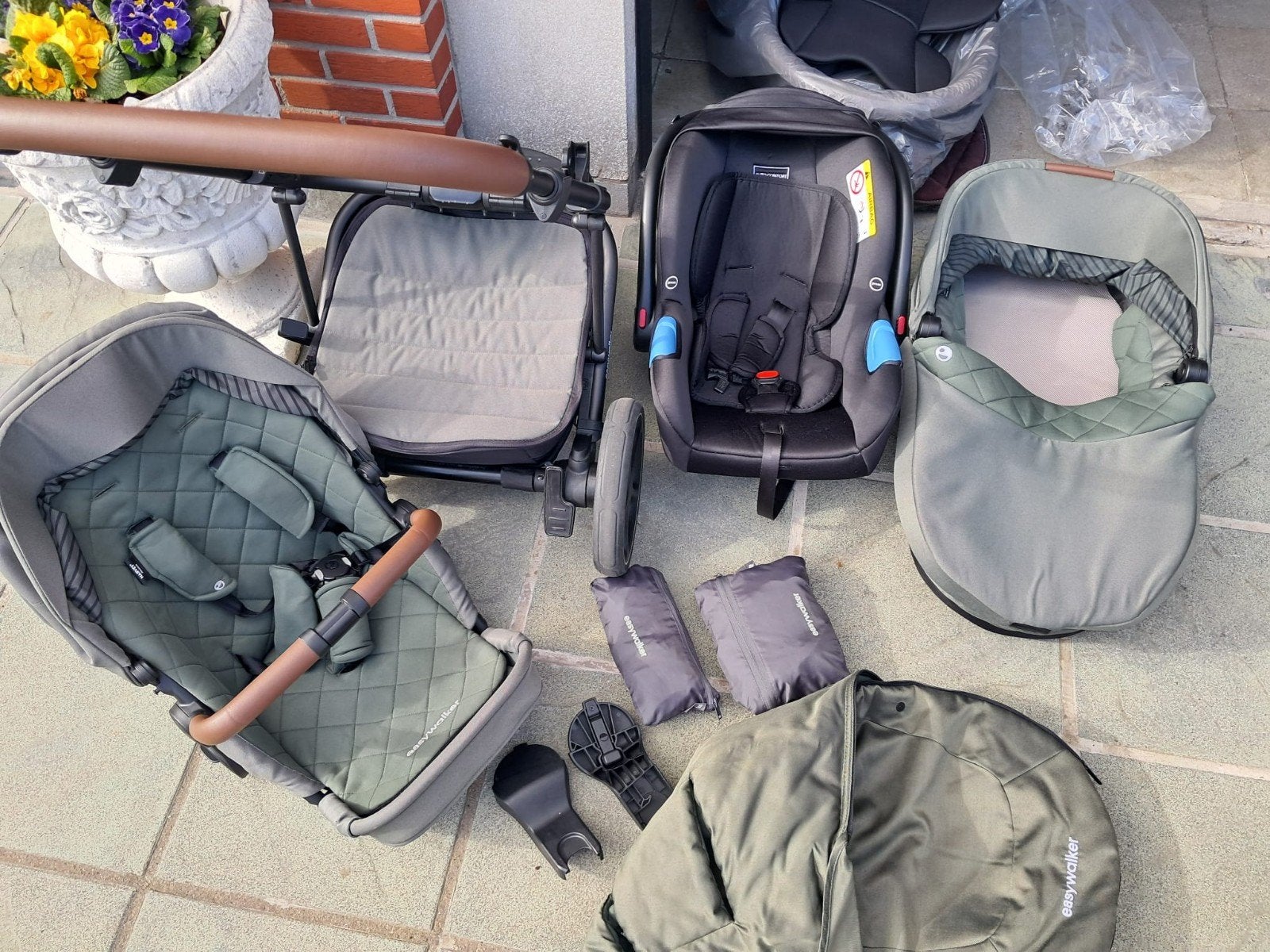 Easywalker Harvey 3 met accessoires, Kinderen en Baby's, Ophalen, Zo goed als nieuw, Overige merken, Voetenzak