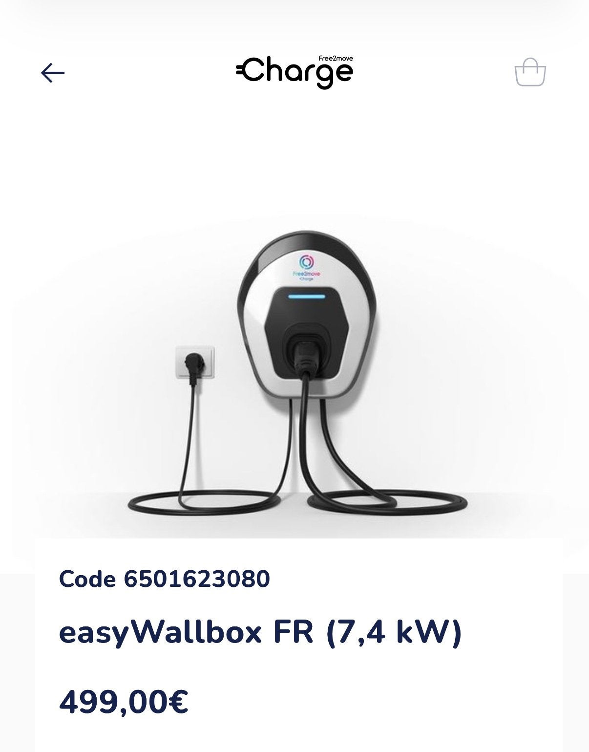 Borne recharge voiture electrique, Enlèvement, Neuf