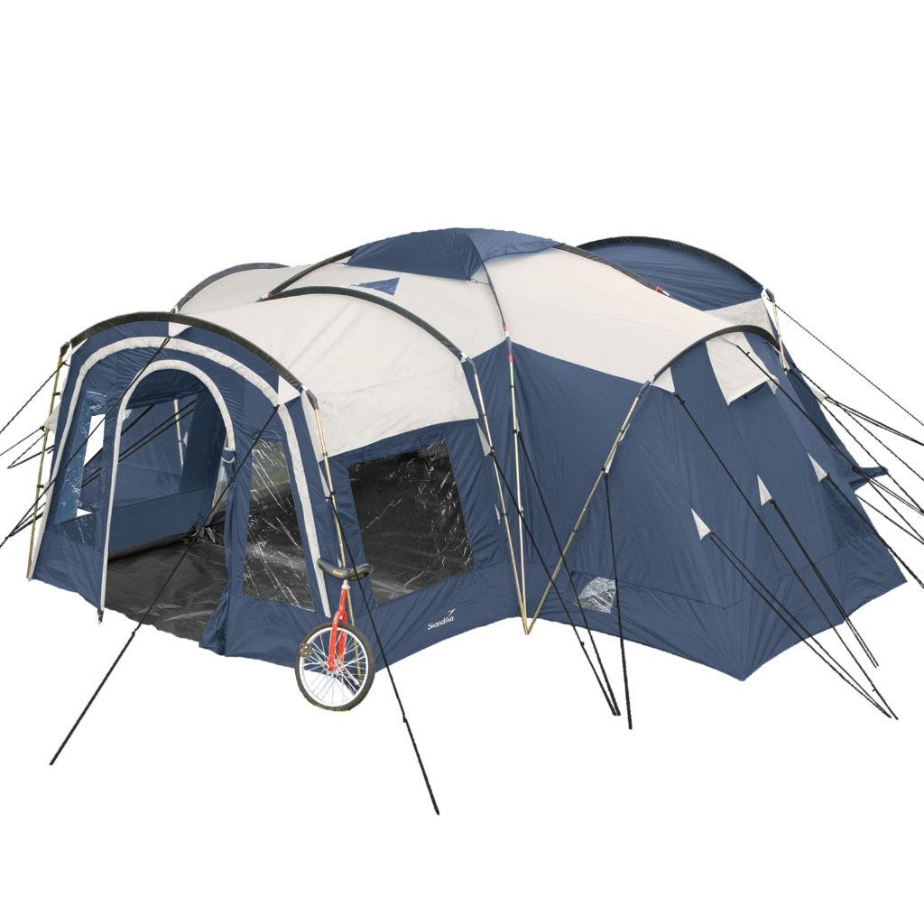 Skandika Nimbus 8 sleeper Familietent, Ophalen, Gebruikt, Meer dan 6