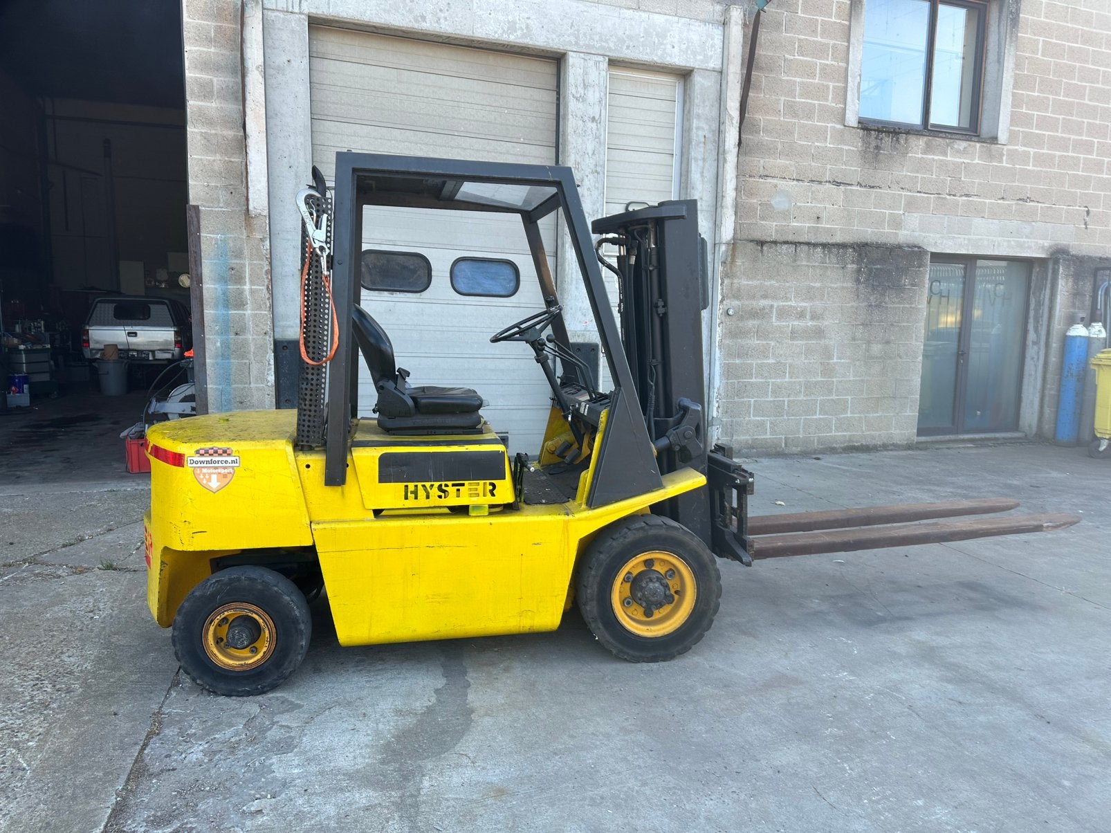 Hyster heftruk diesel, Ophalen, Diesel