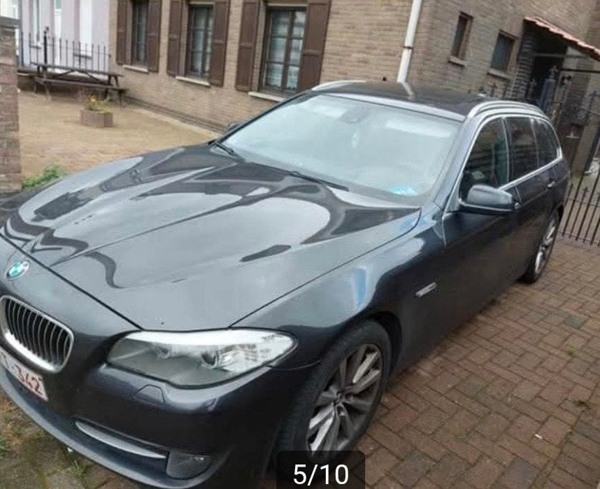 Bmw 525d 218pk, Automaat, Euro 5, Achterwielaandrijving, Zwart