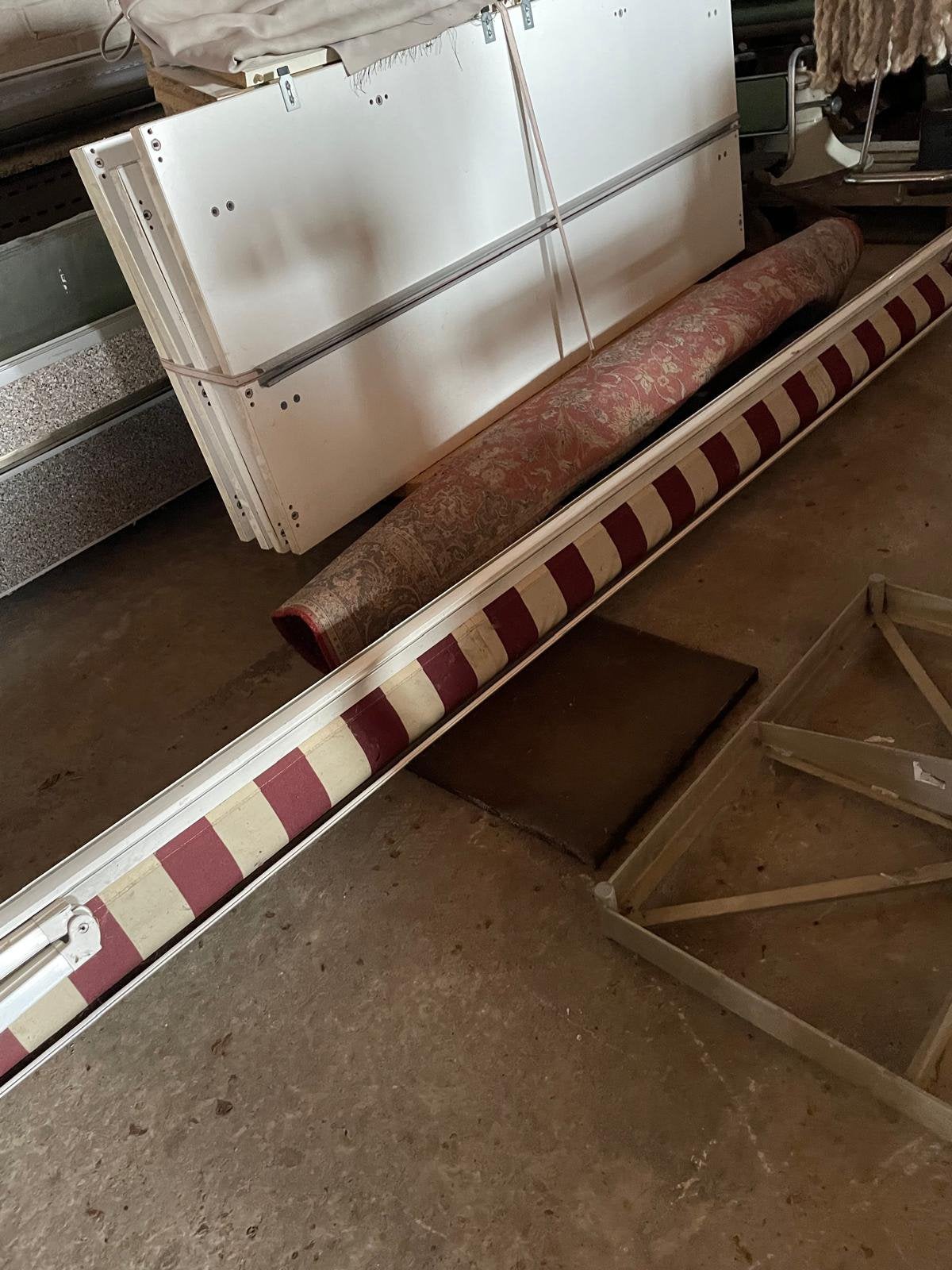 Elektrische zonwering / luifel 5,50 m in perfecte staat, Ophalen, 450 cm of meer, Elektrisch, Zo goed als nieuw