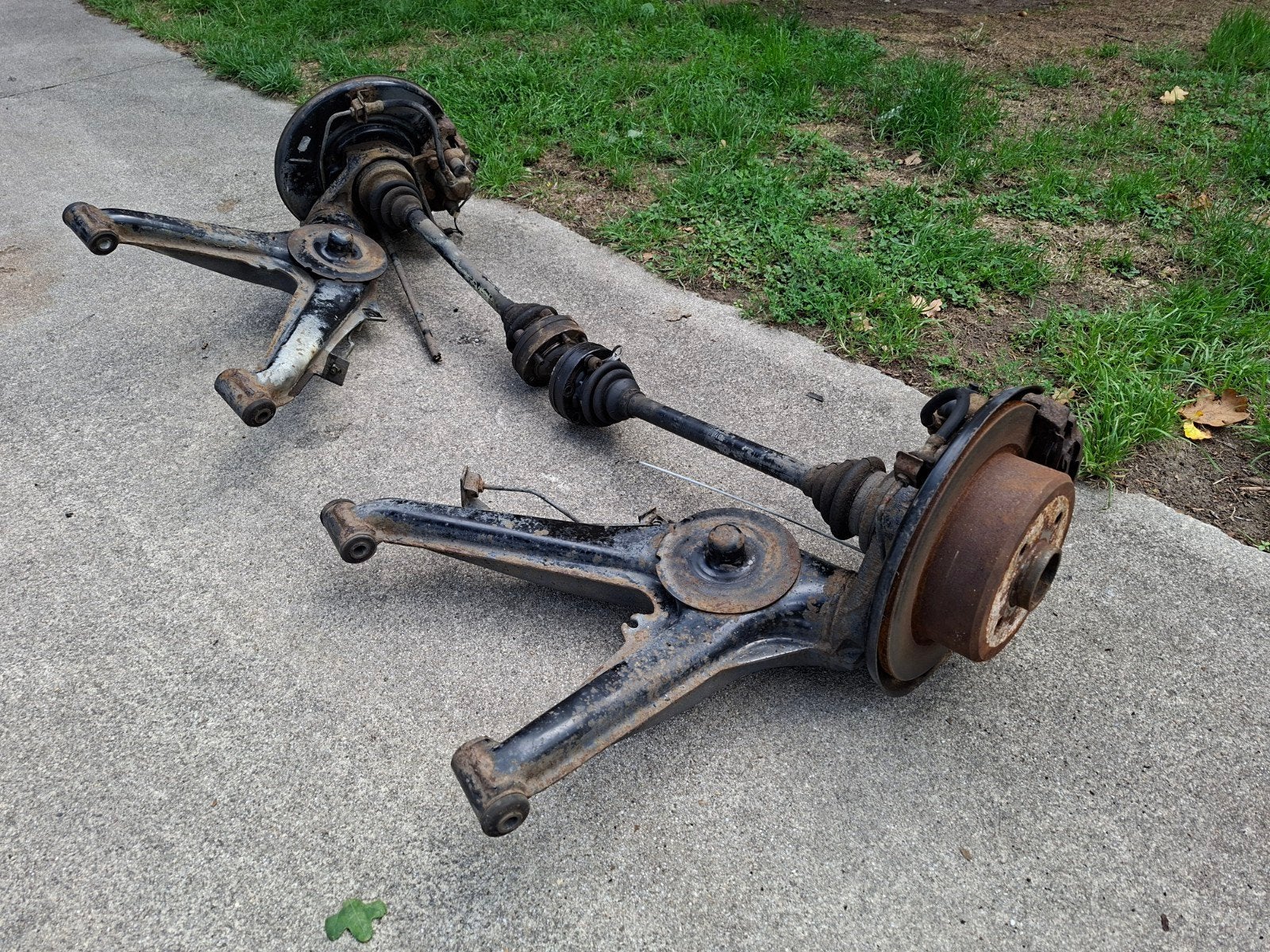 BMW e30 draagarmen achter met schrijfremmen, Auto-onderdelen, Ophalen, Gebruikt, BMW