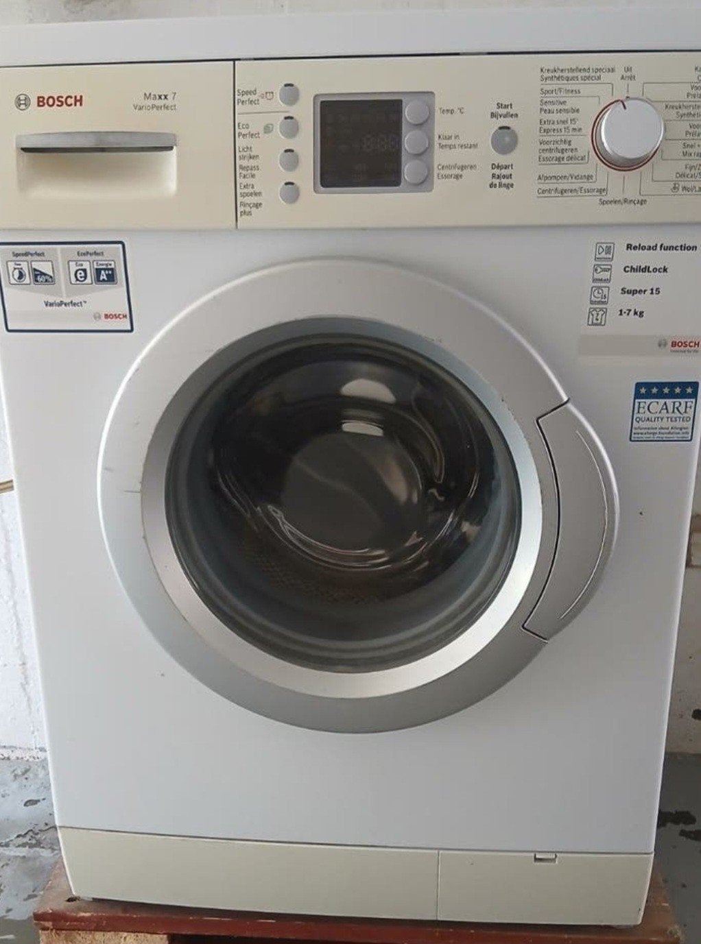 Bosch Maxx 7 , Weinig gebruikt.  EERST = EERST !!, Electroménager, Lave-linge, Enlèvement